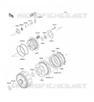 EMBRAYAGE pour Kawasaki KLX250 2007