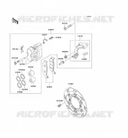 FREIN AVANT pour Kawasaki KLX250 2007