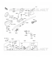 GUIDON pour Kawasaki KLX250 2007