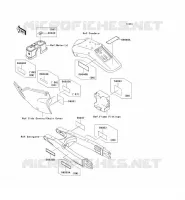 LABEL pour Kawasaki KLX250 2007