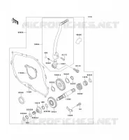 PIECE EN OPTION pour Kawasaki KLX250 2007