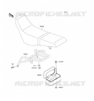 SELLE pour Kawasaki KLX250 2007