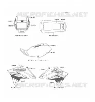 STICKER pour Kawasaki KLX250 2007