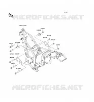 SUPPORT MOTEUR pour Kawasaki KLX250 2007