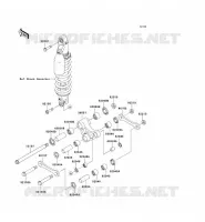SUSPENSION ARRI&Egrave;RE pour Kawasaki KLX250 2007