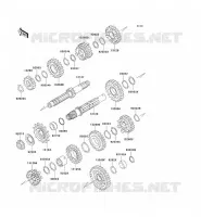 TRANSMISSION pour Kawasaki KLX250 2007
