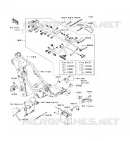 CHASSIS EQUIPMENT ELECTRIQUE pour Kawasaki KLX250 2009