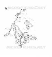 CH&Acirc;SSIS pour Kawasaki KLX250 2009