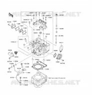 CULASSE pour Kawasaki KLX250 2009