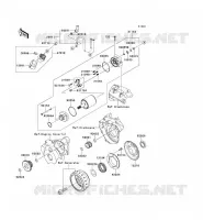 D&Eacute;MARREUR pour Kawasaki KLX250 2009