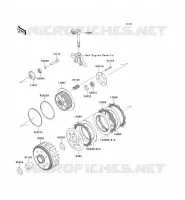 EMBRAYAGE pour Kawasaki KLX250 2009
