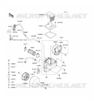 FILTRE A AIR pour Kawasaki KLX250 2009