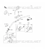GUIDON pour Kawasaki KLX250 2009