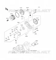 POMPE A HUILE pour Kawasaki KLX250 2009