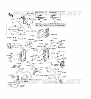 RADIATEUR pour Kawasaki KLX250 2009