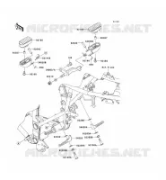 REPOSE PIED pour Kawasaki KLX250 2009