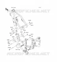 SUPPORT MOTEUR pour Kawasaki KLX250 2009