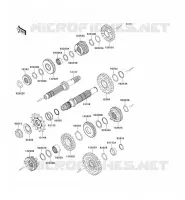 TRANSMISSION pour Kawasaki KLX250 2009