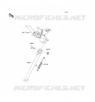 BEQUILLES pour Kawasaki KLX250SF 2009