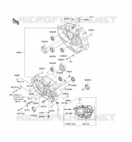 CARTER MOTEUR(S) pour Kawasaki KLX250SF 2009