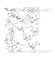 CHASSIS EQUIPMENT ELECTRIQUE pour Kawasaki KLX250SF 2009
