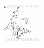 CH&Acirc;SSIS pour Kawasaki KLX250SF 2009