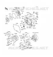 COUVERCLES MOTEUR pour Kawasaki KLX250SF 2009