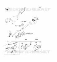 GUIDON pour Kawasaki KLX250SF 2009