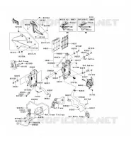 RADIATEUR pour Kawasaki KLX250SF 2009