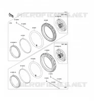 ROUE/PNEUS pour Kawasaki KLX250SF 2009