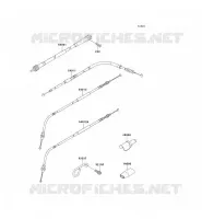 CABLES pour Kawasaki KLX300R 1999