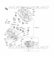 CARTER MOTEUR(S) pour Kawasaki KLX300R 1999