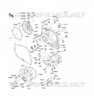 COUVERCLES MOTEUR pour Kawasaki KLX300R 1999