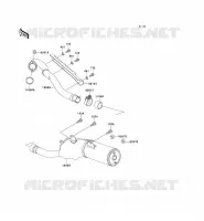 &Eacute;CHAPPEMENT pour Kawasaki KLX300R 1999