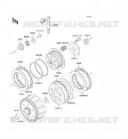 EMBRAYAGE pour Kawasaki KLX300R 1999