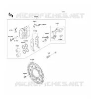 FREIN AVANT pour Kawasaki KLX300R 1999