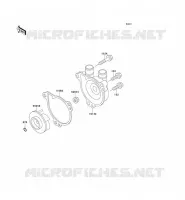 POMPE &Agrave; EAU pour Kawasaki KLX300R 1999