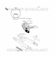 STICKER pour Kawasaki KLX300R 1999