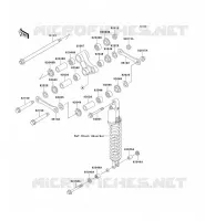 SUSPENSION pour Kawasaki KLX300R 1999
