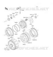 EMBRAYAGE pour Kawasaki KLX300R 1999