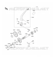 MECANISME DE KICK pour Kawasaki KLX300R 1999