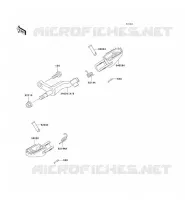 REPOSE PIED pour Kawasaki KLX300R 1999