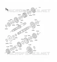 TRANSMISSION pour Kawasaki KLX300R 1999