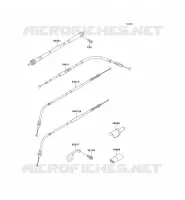 CABLES pour Kawasaki KLX300R 2001