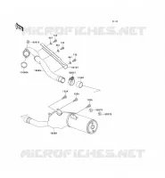 &Eacute;CHAPPEMENT pour Kawasaki KLX300R 2001