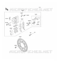 FREIN AVANT pour Kawasaki KLX300R 2001