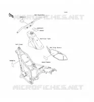 LABEL pour Kawasaki KLX300R 2001