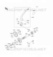 MECANISME DE KICK pour Kawasaki KLX300R 2001