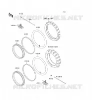 PNEUS pour Kawasaki KLX300R 2001