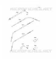 CABLES pour Kawasaki KLX300R 2001